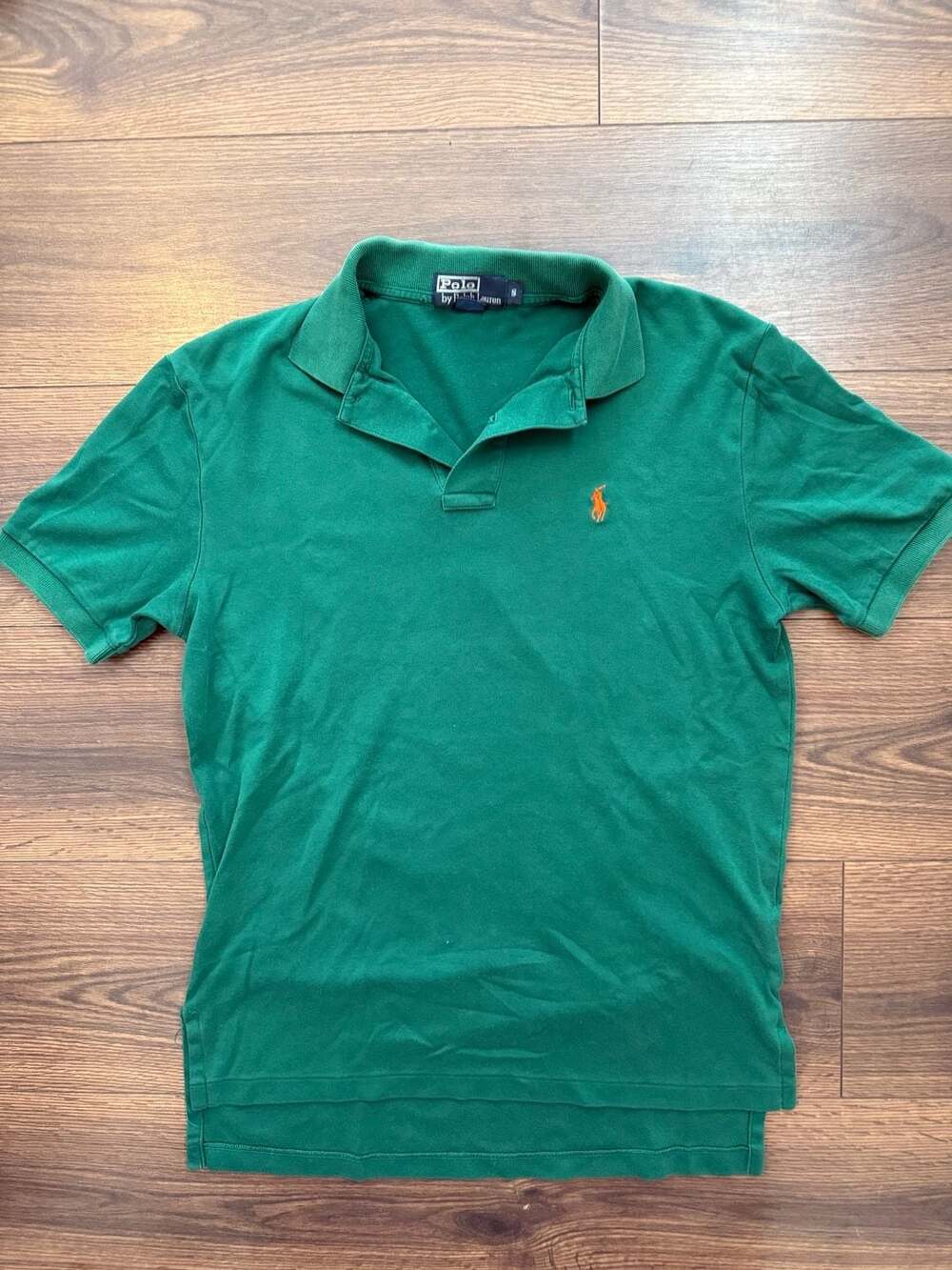 Polo by Ralph Lauren Green Cotton Short Sleeve Polo Shirt Men's Size Small